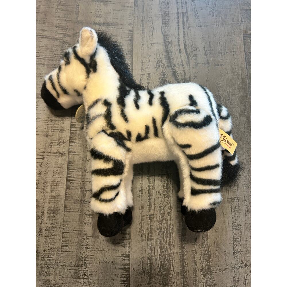 Aurora Miyoni Zebra Plush 11" Stuffed Animal - Excellent Condition
